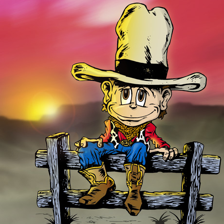 Sunset Cowboy